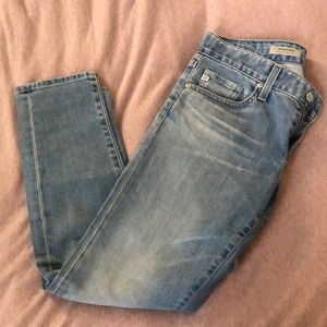 At the Nikki crop relaxed skinny crop